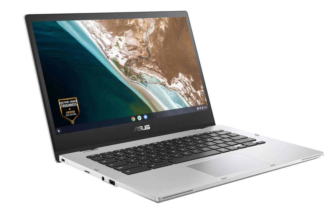 ASUS Chromebook CB1400CKA-NK0570 - 14-Inch Intel Celeron N4500, 4GB RAM, 64GB eMMC, Full HD, ChromeOS - Lightweight and Portable for Students